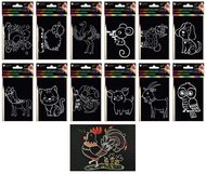 Scratch Pictures 10,5 x 15,5 cm, Farm 