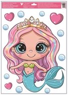 Decorative Window Cling – Mermaid
