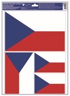 Decorative Window Cling – Czech flag (4 pc.)