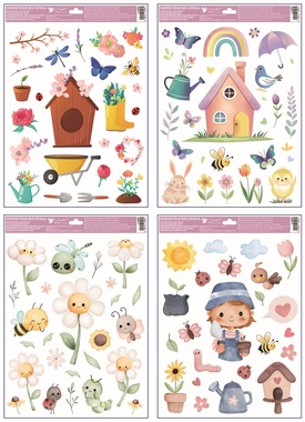 Window Cling Garden 30 x 42 cm