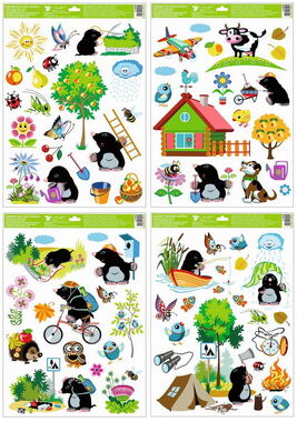 Window Cling Mole 30 x 50 cm