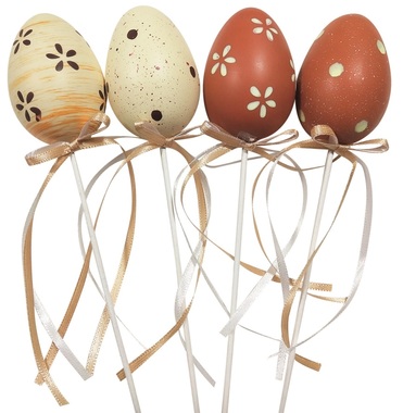 Plastic Egg on Stick 6 cm + Stick