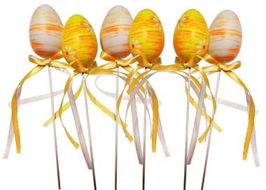 Plastic Egg on Stick 6 cm + Stick