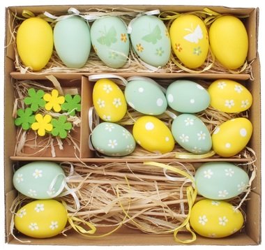 Set of 24 pcs Eggs Mix of Sizes in Box