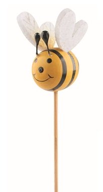 Wooden Bee 3 x 3.5 x 3.5 cm + stick