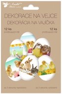 Egg Shrink Wraps 12 pcs, Animals