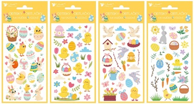 Water Easter Egg decals 9 x 19 cm
