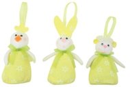 Hanging Sheep, Chicken, Rabbit 9 cm