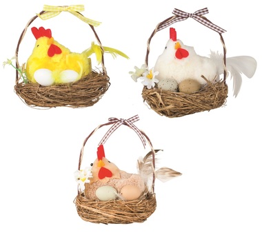 Hen in Nest 12 x 12 x 9 cm