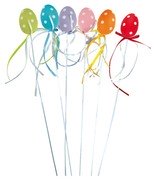 Plastic Egg on Stick 4 cm + Stick 