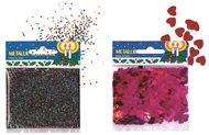 9035 Konfety srdíčka, barevné flitry, 14g v sáčku-1 9035 Konfety srdíčka, barevné flitry, 14g v sáčku-1