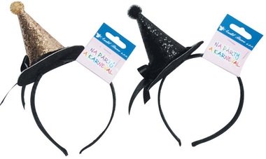 Headband with Gliter Hat