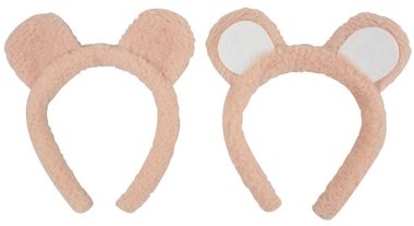 Plush Bear Ears Headband 16 x 17 cm