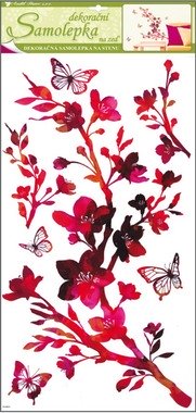 Wall Sticker 69x32 cm, Ruby Twig