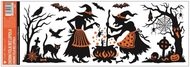 Decorative Window Cling – Witch