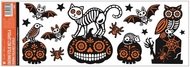 Decorative Window Cling – Skeleton and Cats