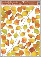 Decorative Window Cling – Delicate light Leaves with a touch of yellow-green