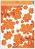 Decorative Window Cling – Light orange Leaves with round shapes