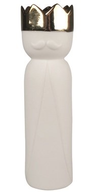 Porcelain candlestick from the Three Kings collection 5.5 x 21 x 5.5 cm