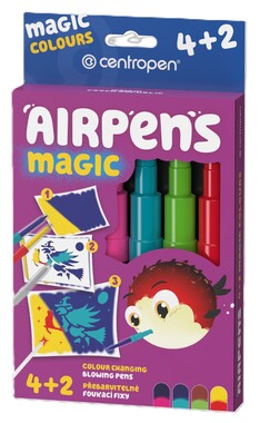 AIR PENS for paper, 4+2 pcs, MAGIC