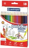 Premium School Crayons 18 pcs