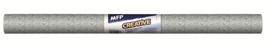 Crepe paper roll 50 x 200 cm, silver