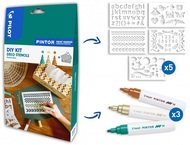 993031 Sada PILOT PINTOR, 3 popisovače + 5 &scaron;ablon-2