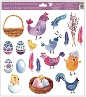 Decorative Window Cling – Nest and basket